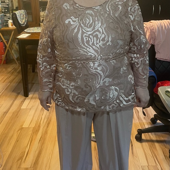 Paint suit mauve colour size 2xl - Picture 3 of 7